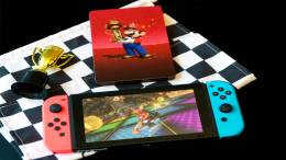 Receive a SteelBook case with a purchase of Mario Kart 8 Deluxe for Nintendo Switch